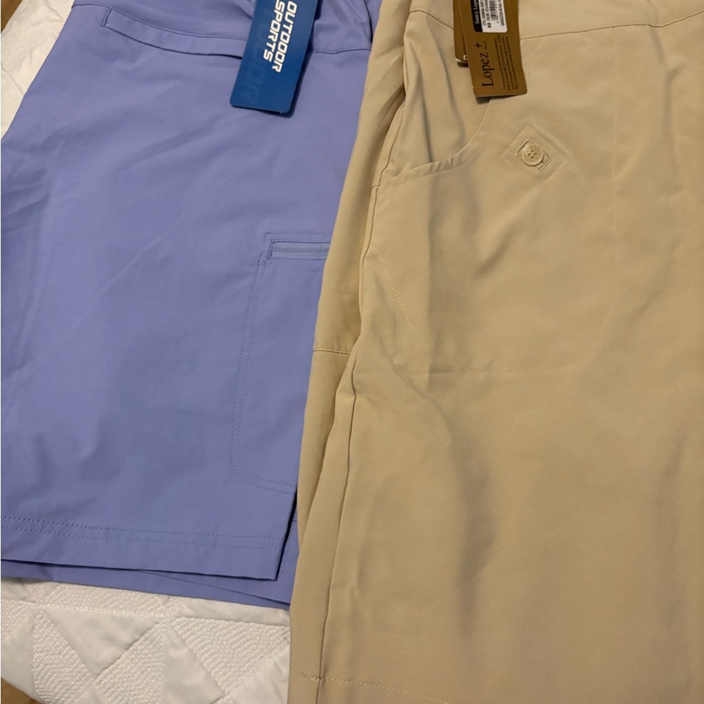 Nancy Lopez Golf Skort (Beige) & Outdoor Sport Golf Shorts
